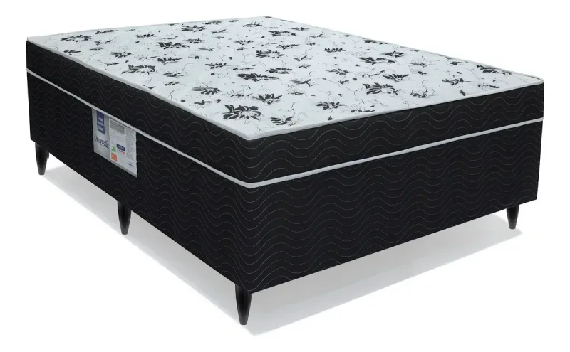 COLCHOBOX ACOPLADO D28 MEGA 188X138X52 CM PRETO