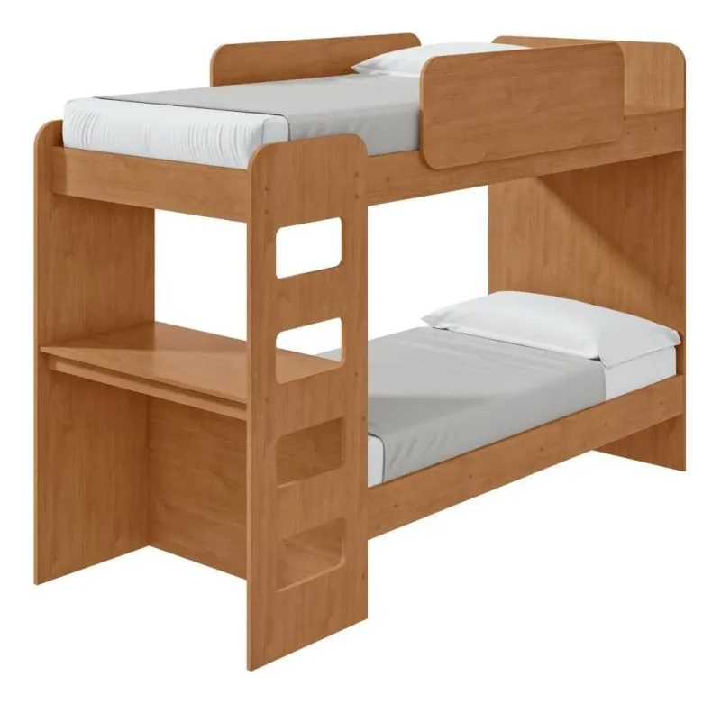 CAMA BELICHE 0,90 OLGA - C/LED AMENDOA CLEAN